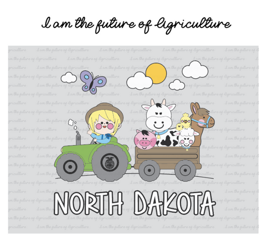 I am the Future of Agriculture Baby Blanket